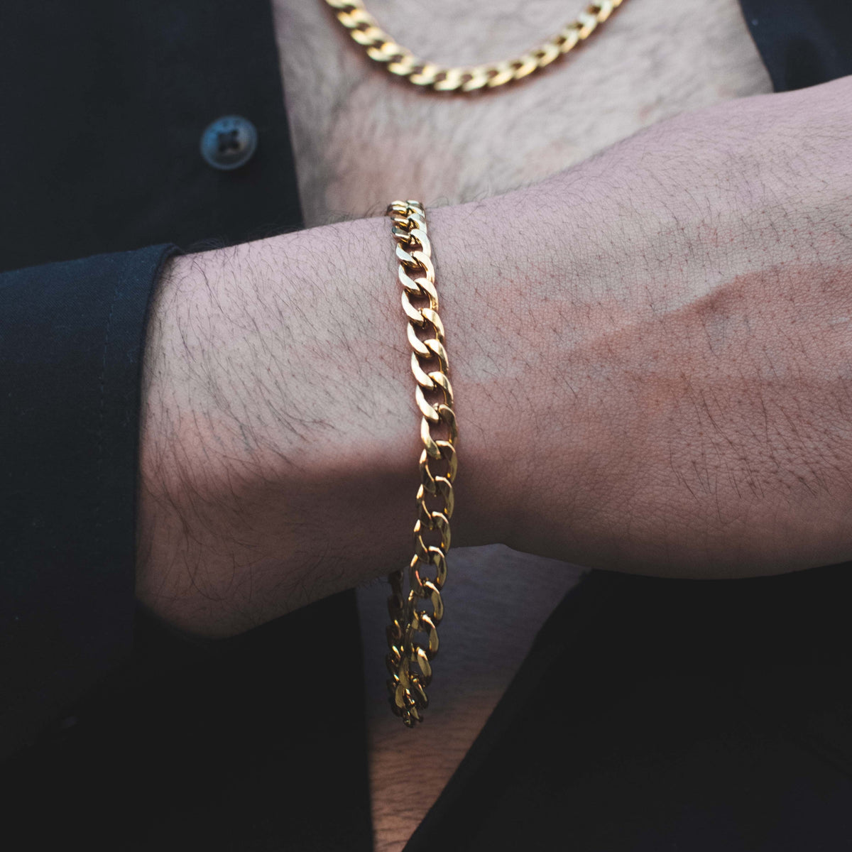 Pulsera cubana GOLD