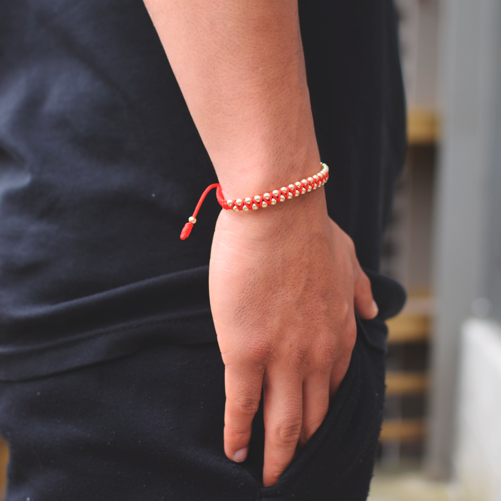 Pulsera Doble Oro Laminado 18K