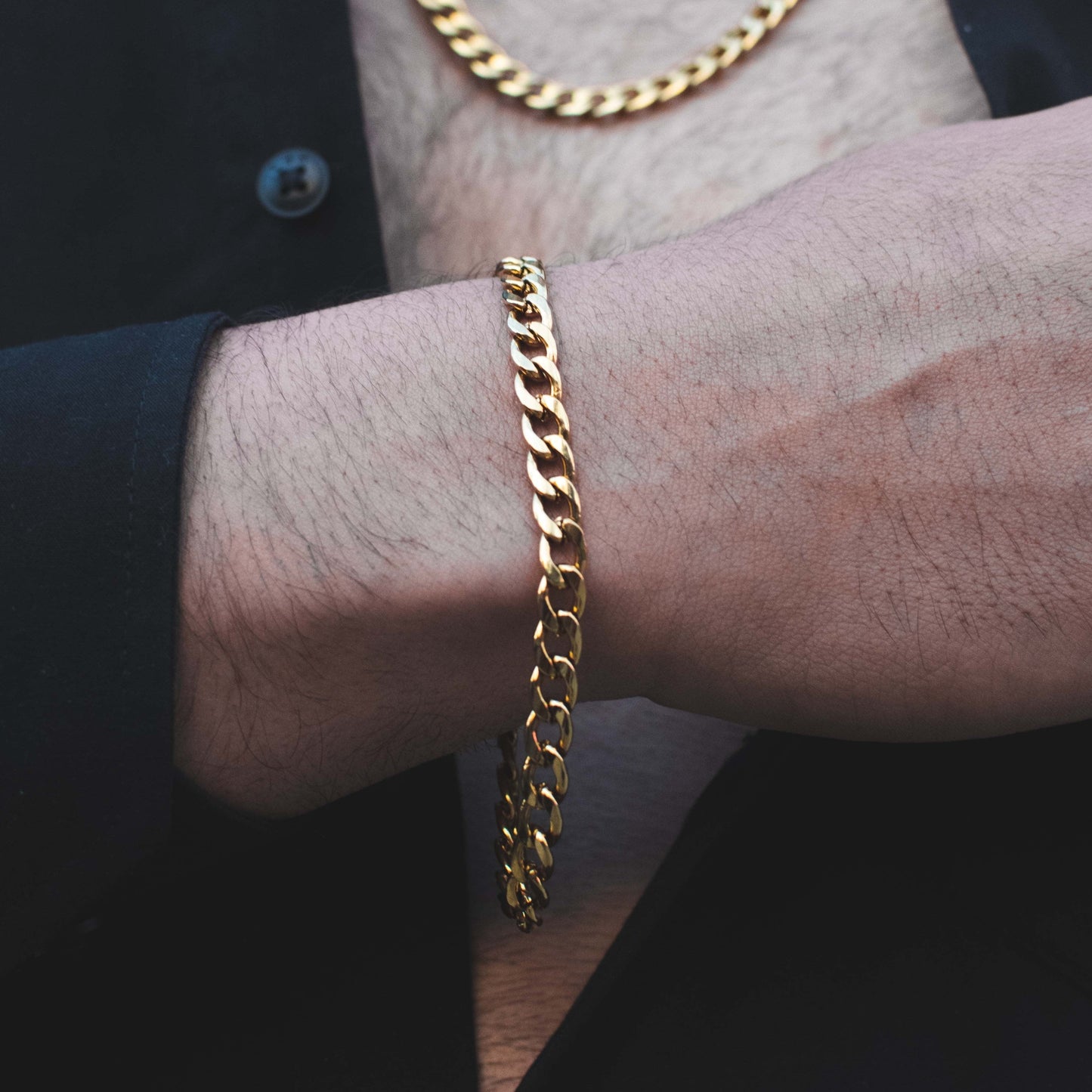 Pulsera cubana GOLD