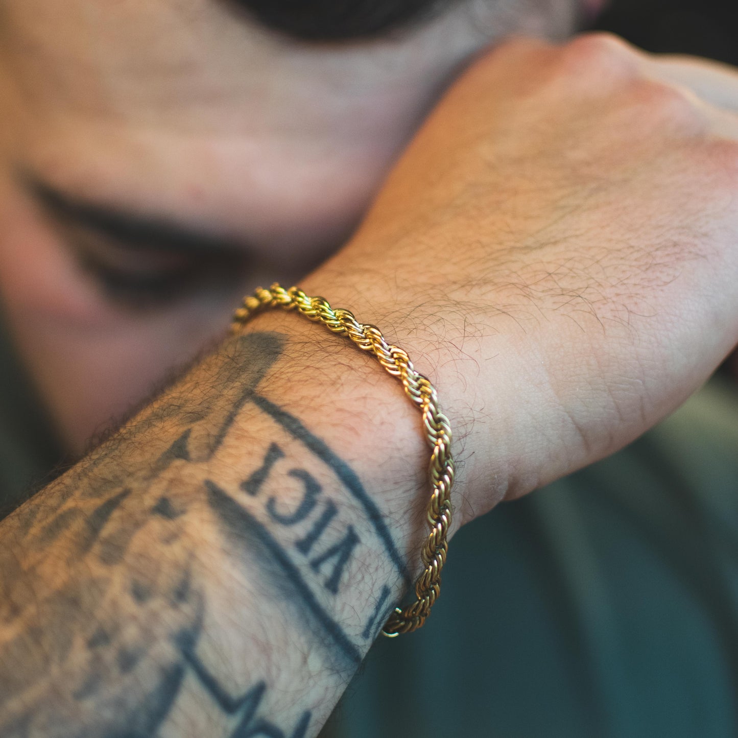 Pulsera Cordón Gold