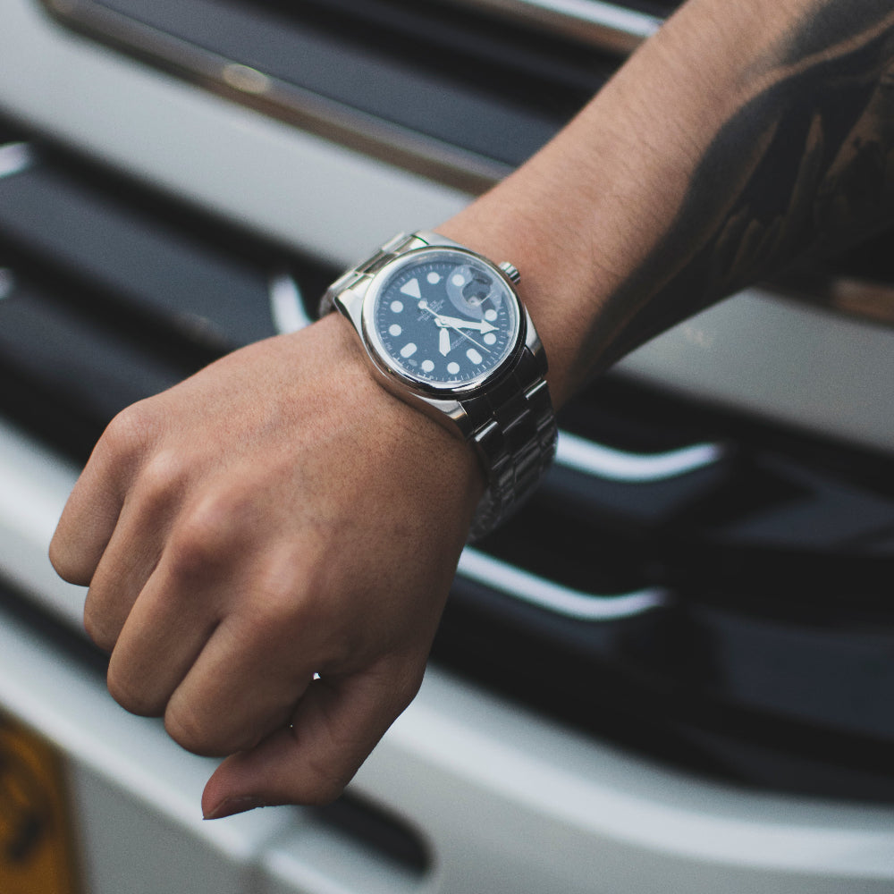 Reloj Tipo Rolex Plateado