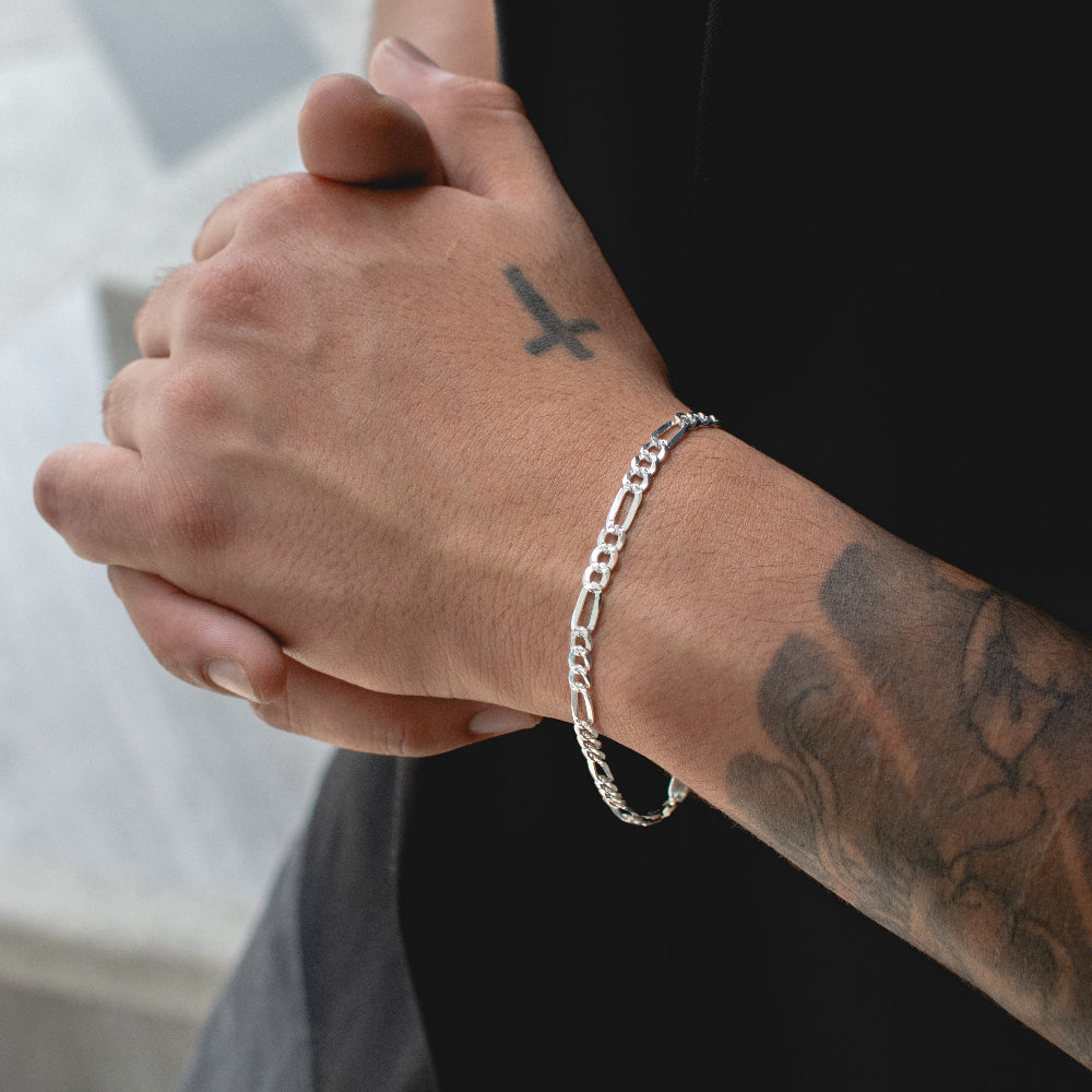 Pulsera Espiga Plata Ley 925