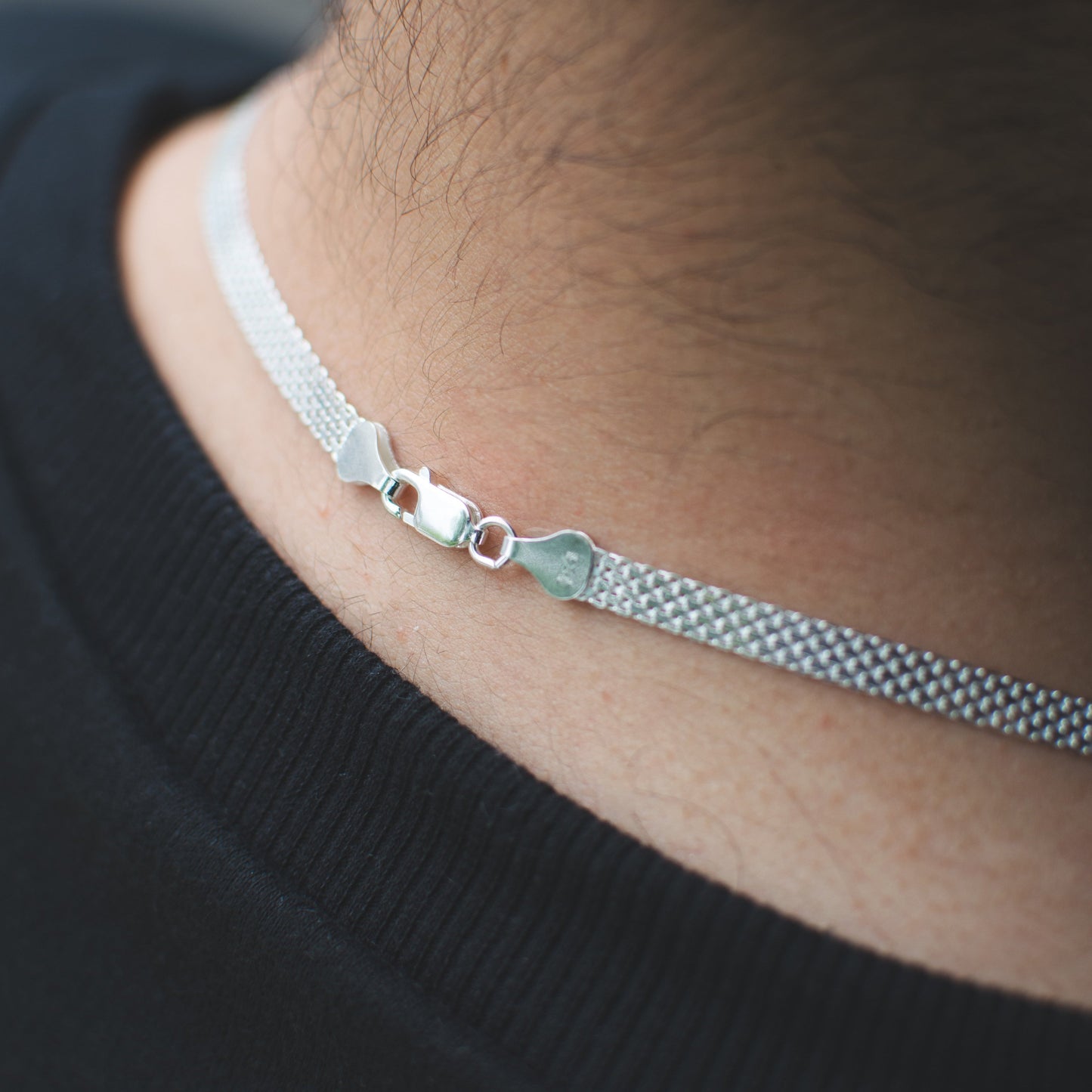Cadena Chinesca 60cm x 5mm Plata Ley 925
