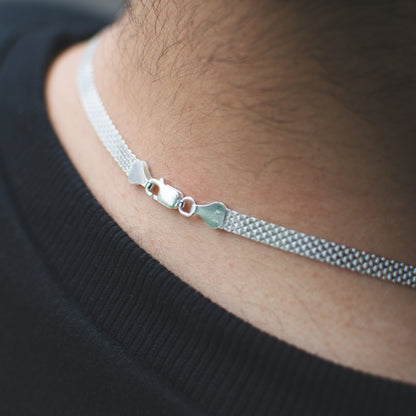 Cadena Chinesca 60cm x 5mm Plata Ley 925